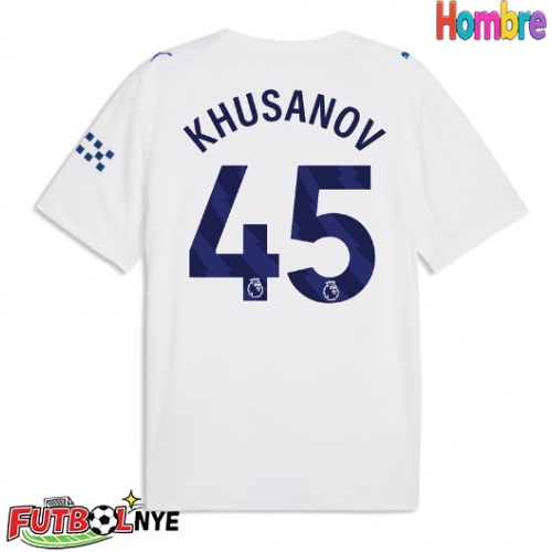 Camiseta Manchester City Abdukodir Khusanov #45 Tercera Equipación 2026-27 manga corta